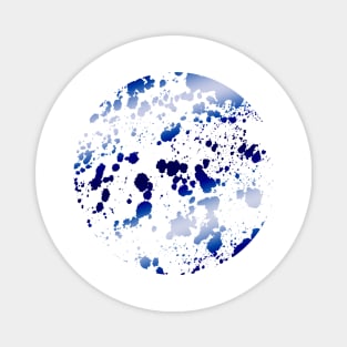 Ghost planet in blue Magnet